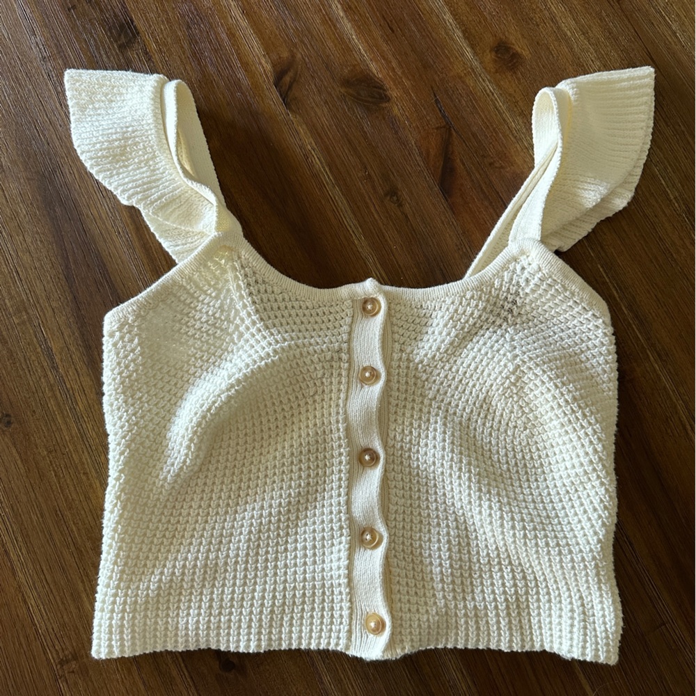 Urban Outfitters Knit Button Down Tank